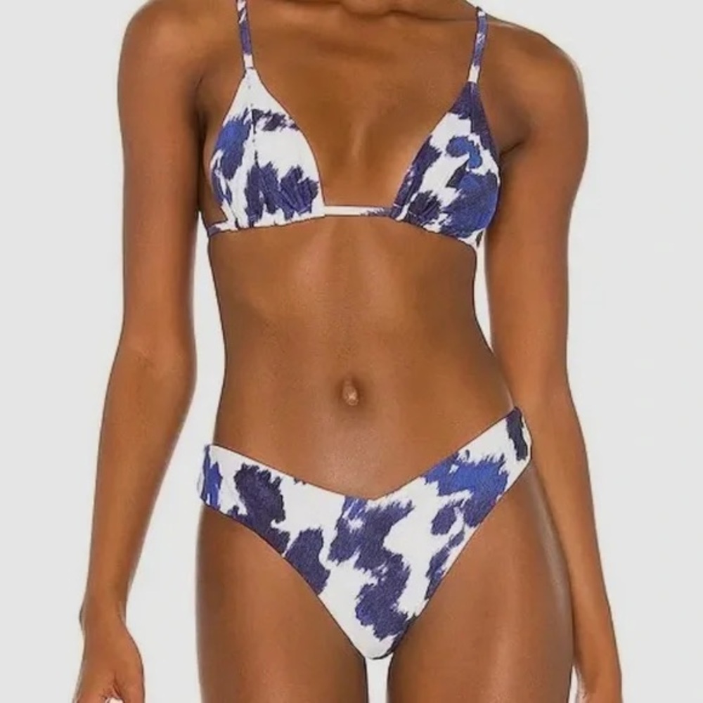 We wore what cowhide bikini